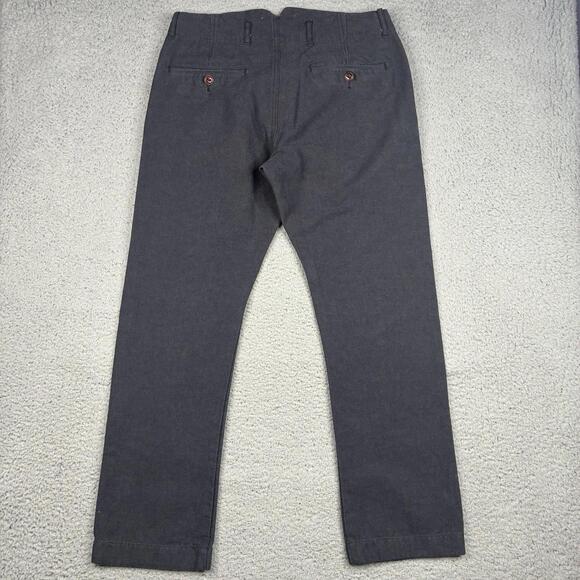 Wallace & Barnes Military Officer Utility Pants Men’s 30x27 Gray Button Fly - Picture 12 of 13